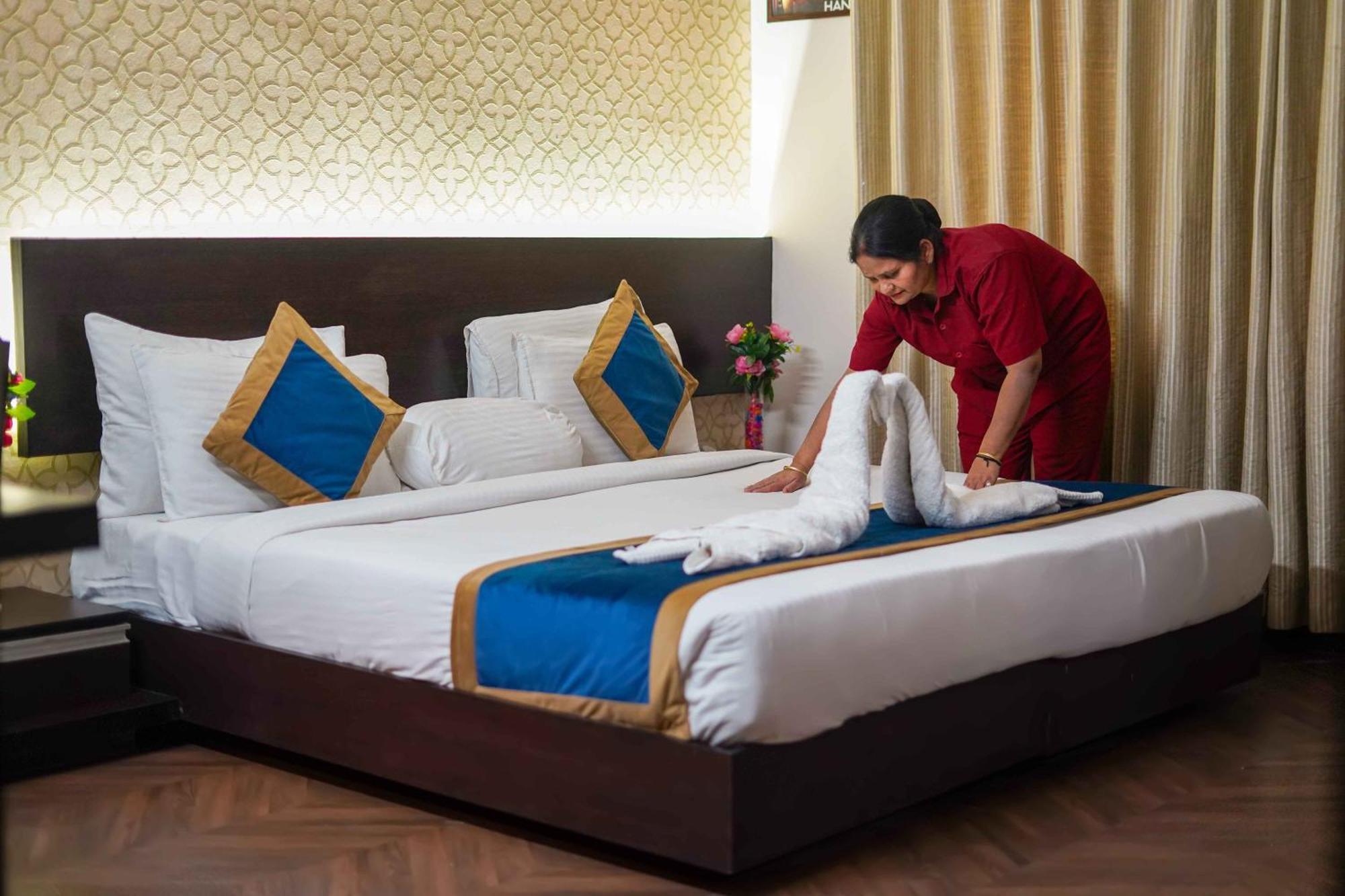 Woodapple Residency Neu-Delhi Zimmer foto